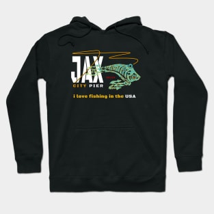 JAX City Pier, Jacksonville Beach Pier Hoodie